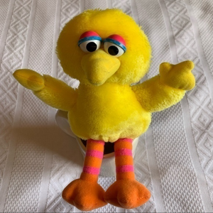 Vintage 1985 Playskool Sesame Street Big‎ Bird Plush Toy Animal